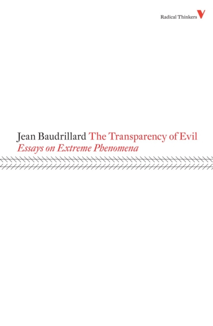 E-kniha Transparency of Evil Jean Baudrillard