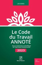 Carte Le Code du Travail Annoté 2023 Antonmattei