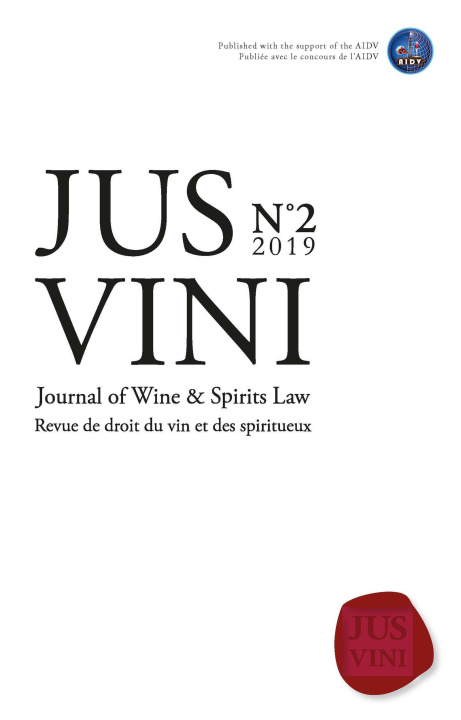 Kniha JUS VINI Journal of Wine et Spirits Law - N°2/2019 Georgopoulos