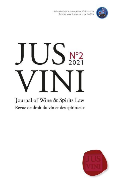 Kniha JUS VINI Journal of Wine et Spirits Law - N°2/2021 Georgopoulos