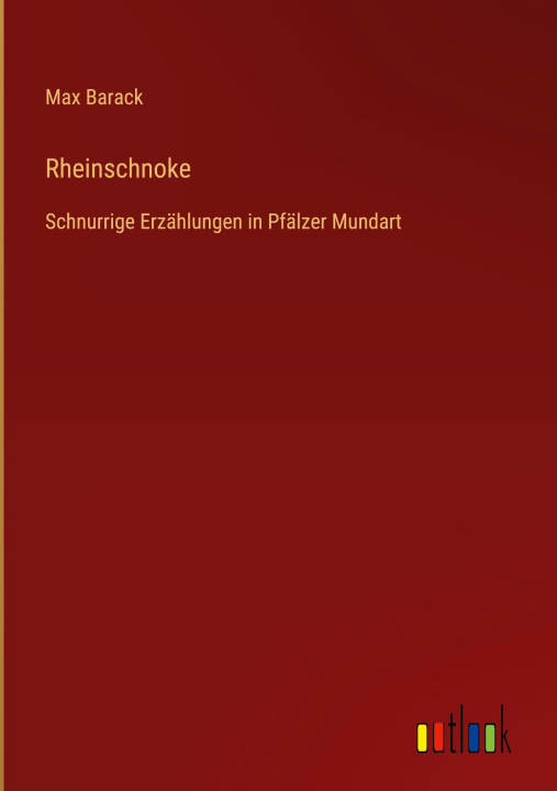 Knjiga Rheinschnoke Max Barack