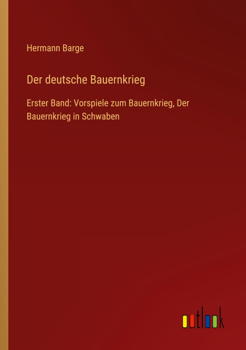 Libro Der deutsche Bauernkrieg Hermann Barge