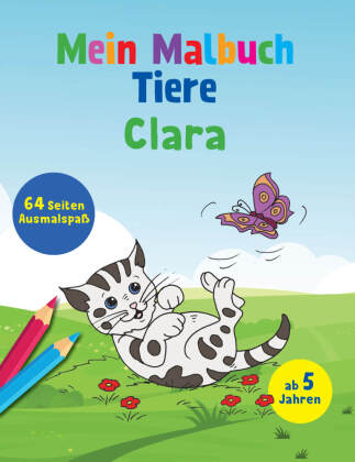 Kniha Mein Malbuch Tiere - Clara 