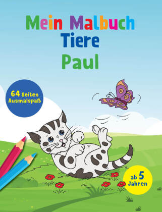 Kniha Mein Malbuch Tiere - Paul 