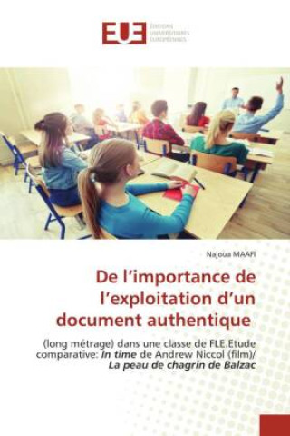 Könyv De l?importance de l?exploitation d?un document authentique 