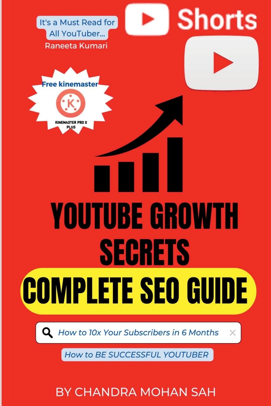 Carte YouTube Growth Secrets I The YouTube Formula I Complete SEO Guide I Journey of Successful YouTuber 