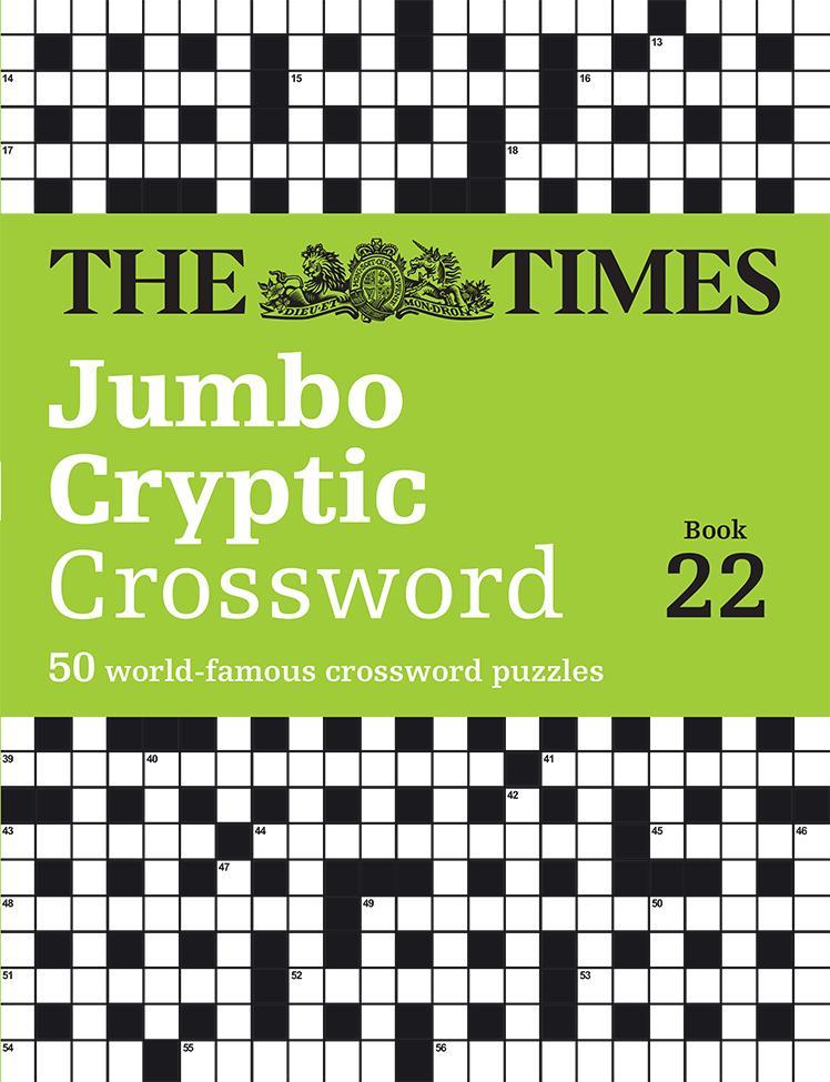 Book Times Jumbo Cryptic Crossword Book 22 The Times Mind Games