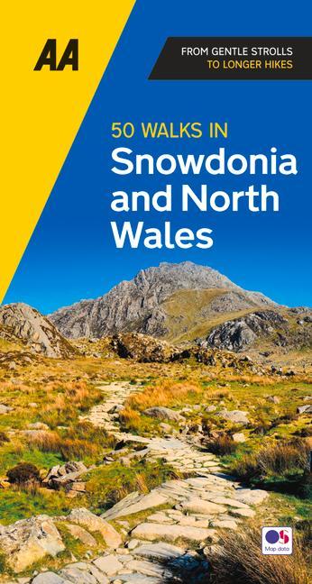 Carte 50 Walks in Snowdonia & North Wales 