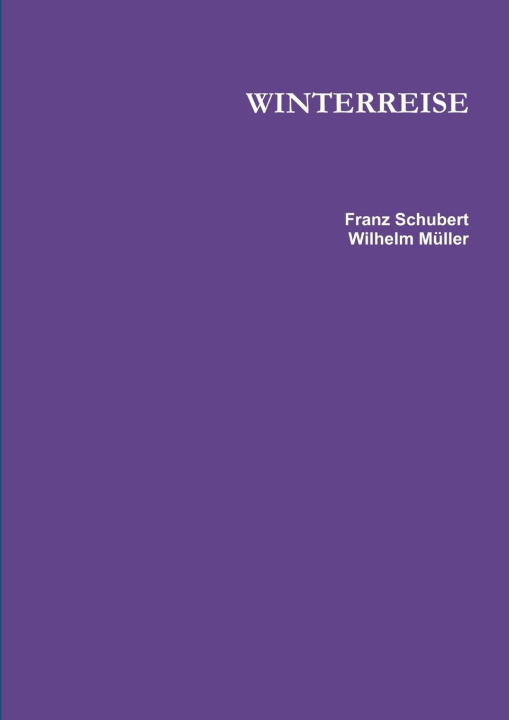 Knjiga Winterreise Franz Schubert