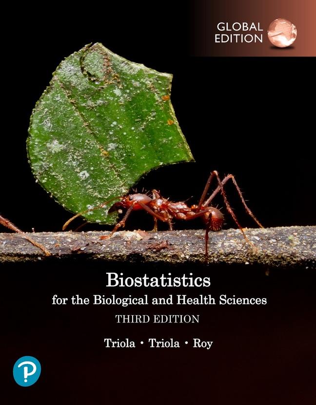 Könyv Biostatistics for the Biological and Health Sciences, Global Edition Mario Triola