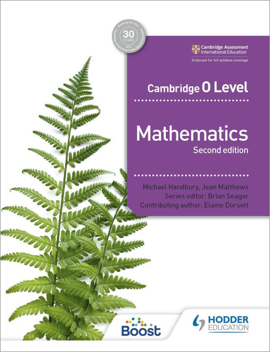 Buch Cambridge O Level Mathematics Second edition Brian Seager