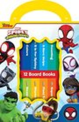 Książka Disney Junior Marvel Spidey and His Amazing Friends: 12 Board Books Pi Kids