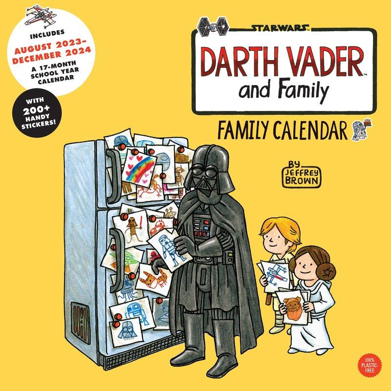 Kalendár/Diár 2024 Fam Wall Cal: Vader & Family Chronicle Books