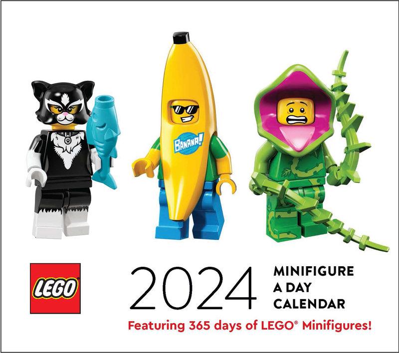 Naptár/Határidőnapló 2024 Daily Cal: LEGO Minifigure a Day LEGO