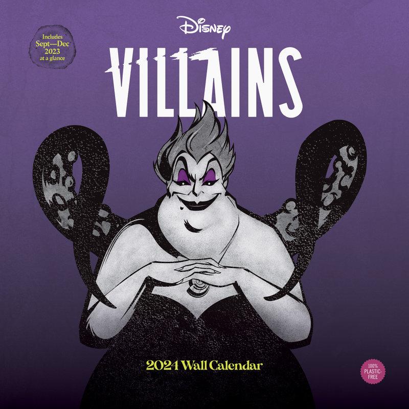 Calendar / Agendă 2024 Disney Villains Wall Calendar Chronicle Books