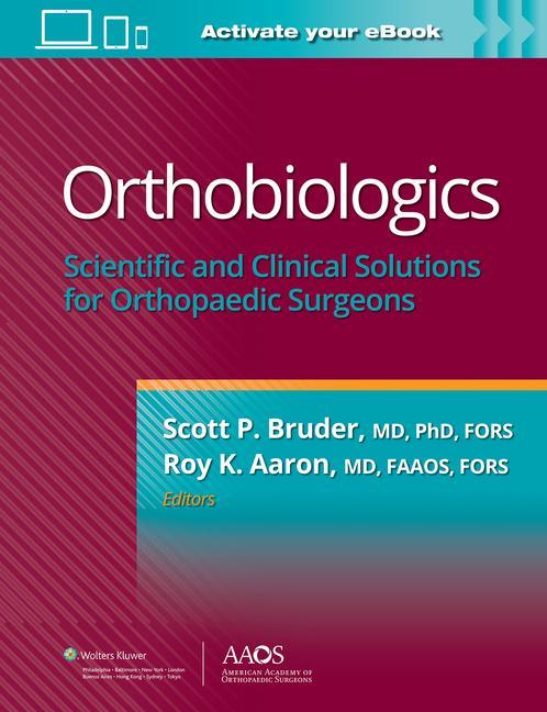 Kniha Orthobiologics Bruder