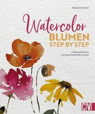 Kniha Watercolor Blumen Step by Step 