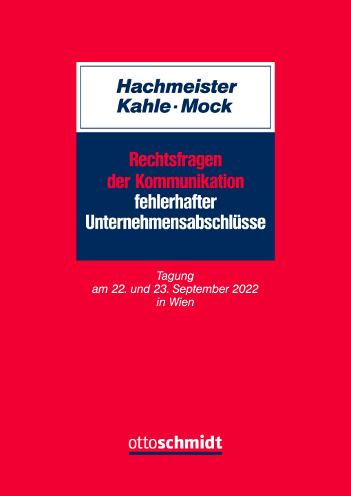 Kniha Rechtsfragen der Kommunikation fehlerhafter Unternehmensabschlüsse Holger Kahle