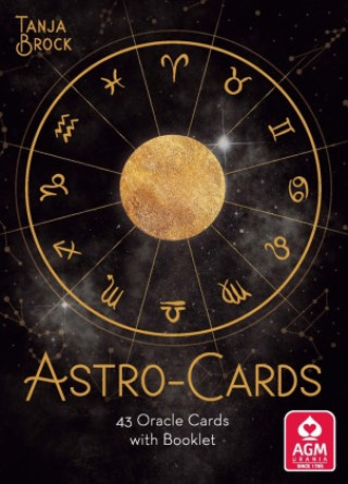 Book Astro Cards GB, m. 1 Buch, m. 43 Beilage Brock Tanja
