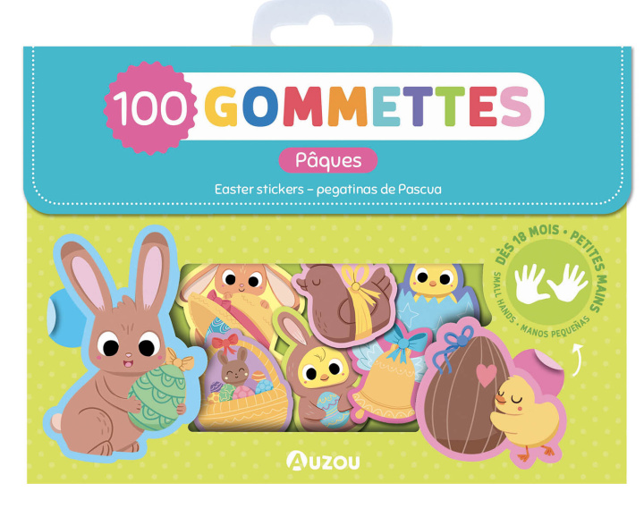 Knjiga 100 GOMMETTES - PÂQUES 