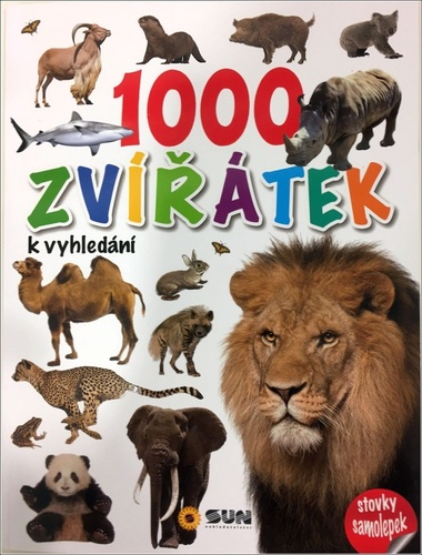 Könyv 1000 zvířátek k vyhledání 