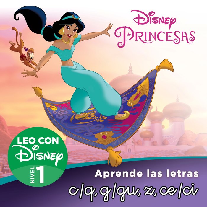 Könyv JASMIN APRENDE LAS LETRAS C Q G GU CE CI Z LEO CON DISNEY NI Disney