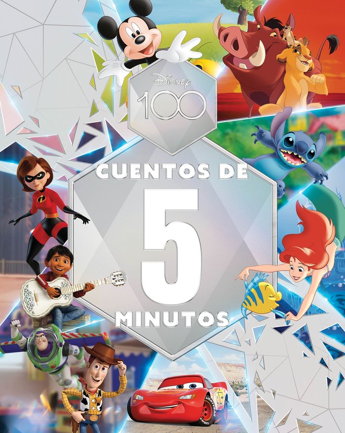 Carte DISNEY 100. CUENTOS DE 5 MINUTOS Disney