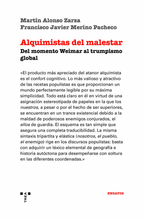 Kniha ALQUIMISTAS DEL MALESTAR Alonzo Zarza