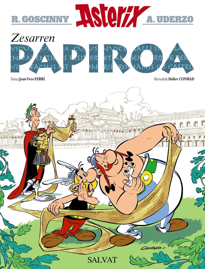 Książka Zesarren papiroa GOSCINNY