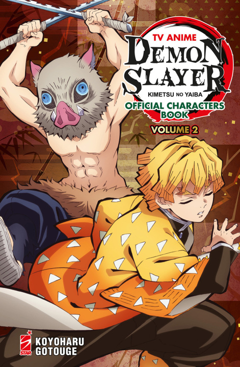 Carte TV anime Demon slayer. Kimetsu no yaiba official character's book Koyoharu Gotouge