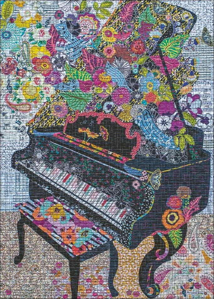 Kniha Sewn Piano Puzzle 1000 Teile 