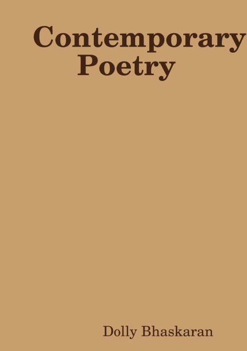 Kniha Contemporary Poetry 