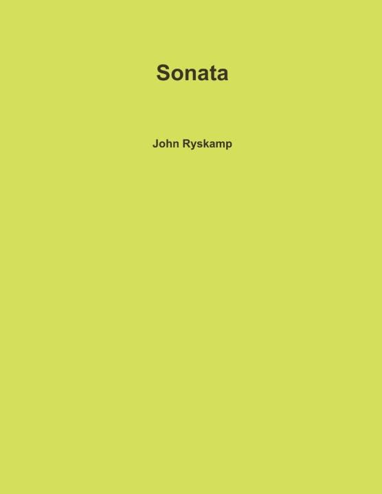 Knjiga Sonata John Ryskamp