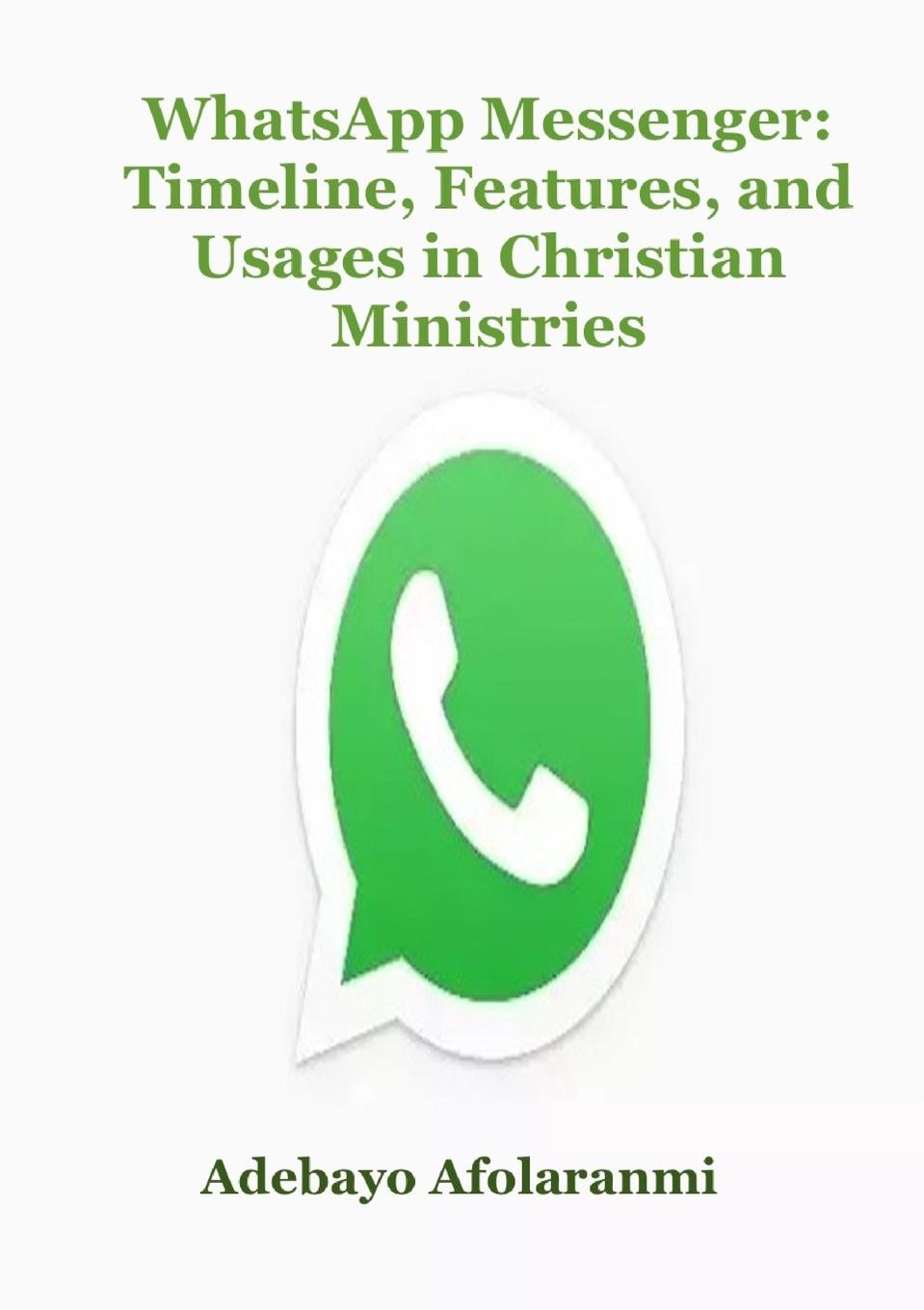 Boek WhatsApp Messenger Adebayo Afolaranmi