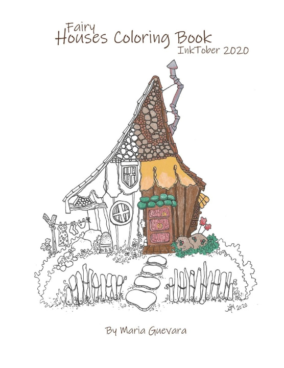 Carte Fairy Houses Coloring Book 