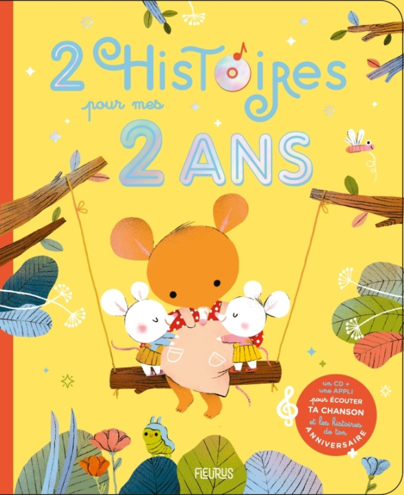 Könyv 2 histoires pour mes 2 ans (CD + liens interactifs) Karine-Marie Amiot