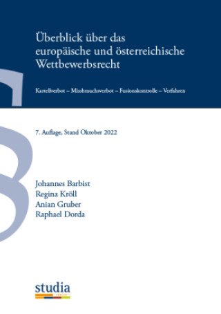 Kniha Überblick über das europäische und österreichische Wettbewerbsrecht Johannes Barbist
