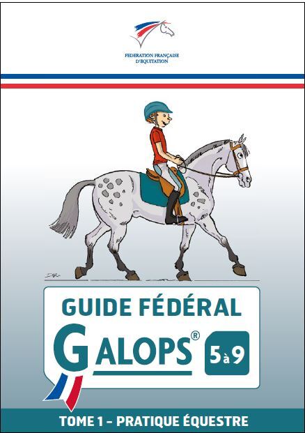 Carte Guide fédéral Galop 5 à 9 Tome 1 