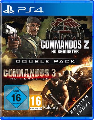 Video Commandos 2 & 3, 1 PS4-Blu-ray Disc (HD Remaster Double Pack) 