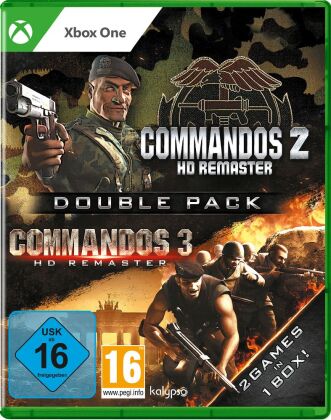 Video Commandos 2 & 3, 1 Xbox One-Blu-ray Disc (HD Remaster Double Pack) 