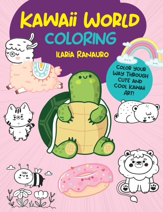 Könyv Kawaii World Coloring 