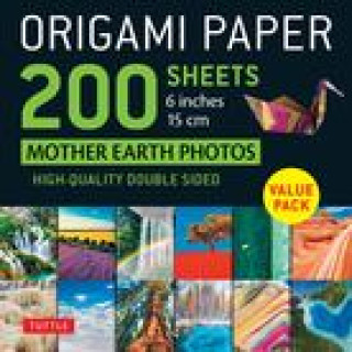 Calendar / Agendă Origami Paper 200 sheets Mother Earth Photos 6" (15 cm) 