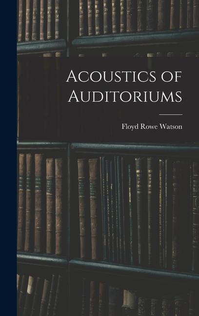 Könyv Acoustics of Auditoriums 