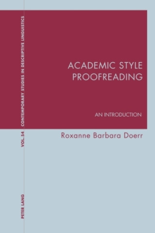 Książka Academic Style Proofreading Roxanne Barbara Doerr