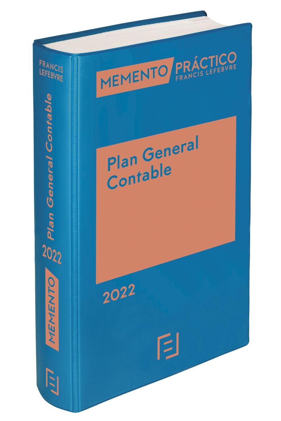 Boek Memento Plan General Contable 2022 LEFEBVRE-EL DERECHO