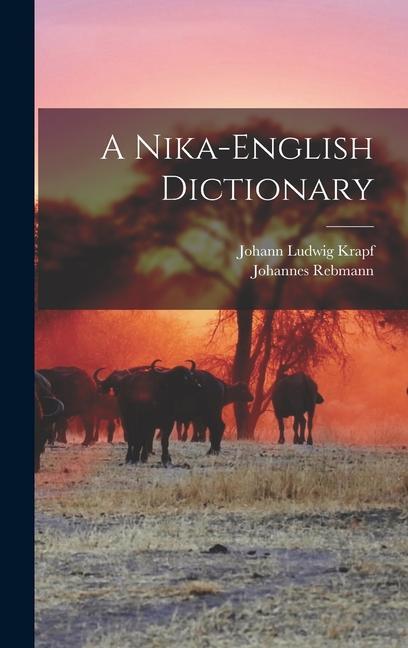Carte A Nika-English Dictionary Johannes Rebmann