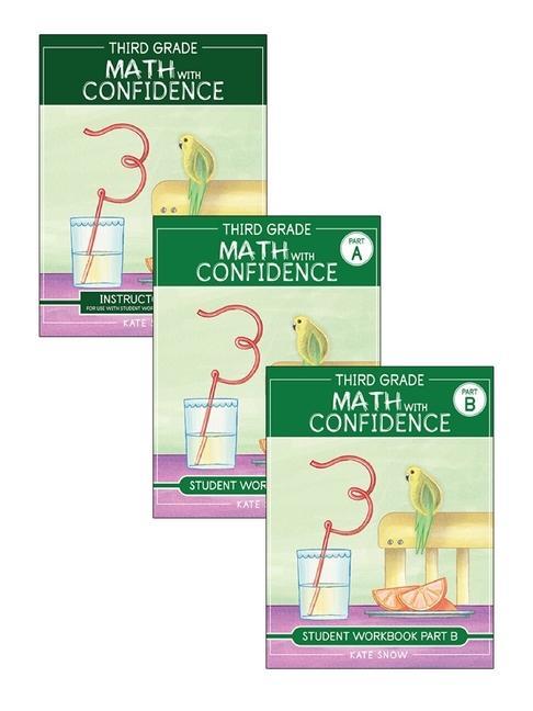 Könyv Third Grade Math with Confidence Complete Bundle Kate Snow