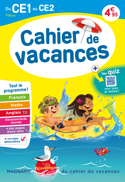 Kniha Cahier de vacances 2023, du CE1 vers le CE2 7-8 ans Séménadisse