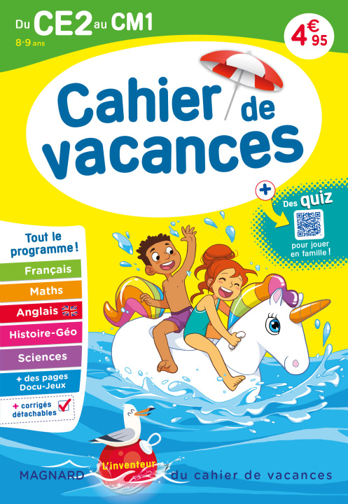 Könyv Cahier de vacances 2023, du CE2 vers le CM1 8-9 ans 