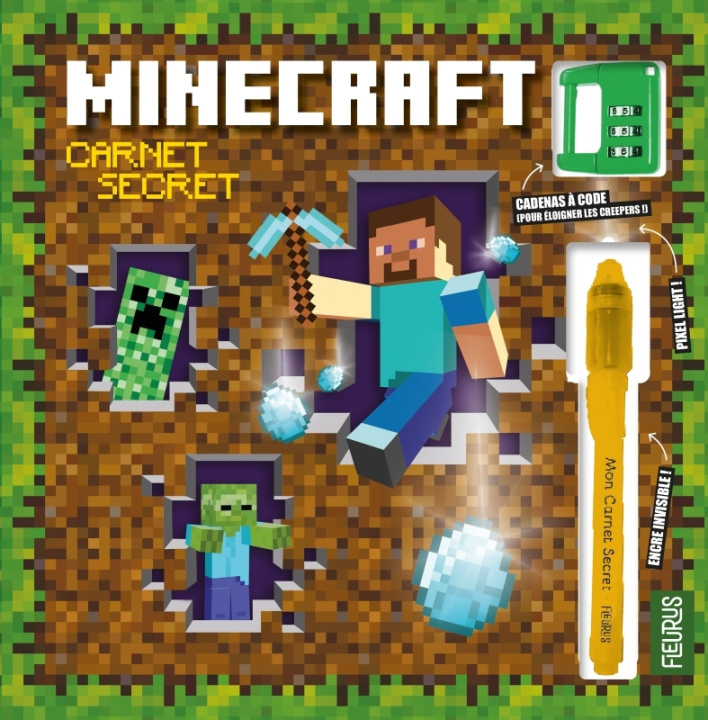 Knjiga Mon carnet secret   Minecraft 